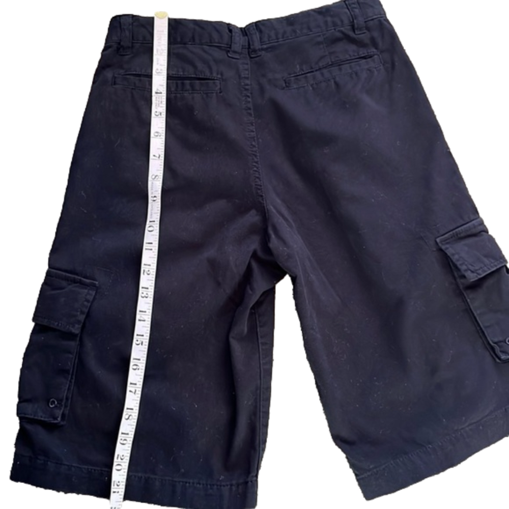 Roots Unisex Kids Cargo Chino Shorts Black Size 12 - Picture 4 of 6